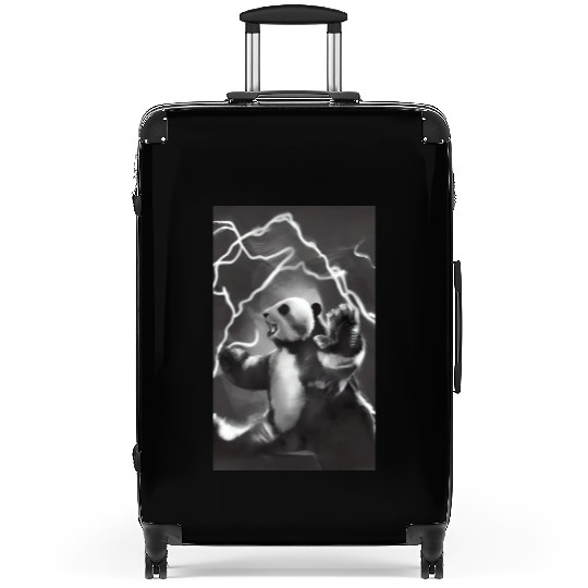 Lightning Bolt Panda Suitcases