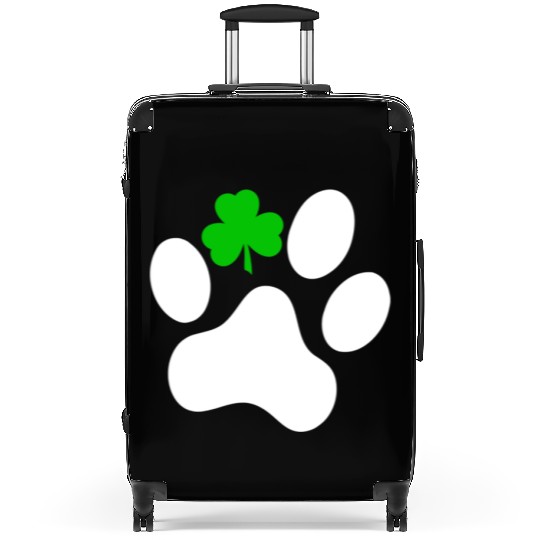 Dog St. Patrick's Day Shamrock Dog Suitcases