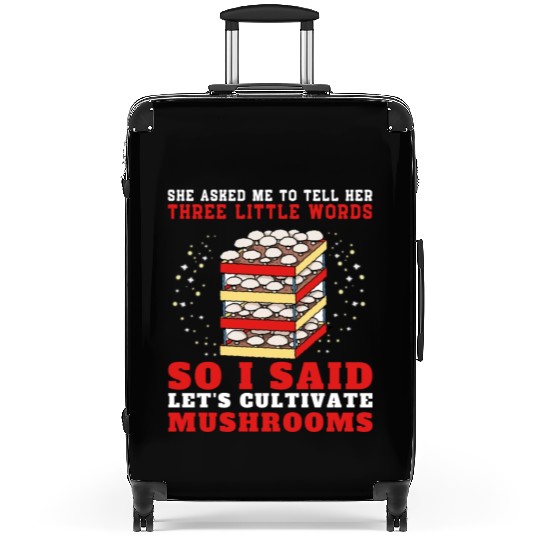 Mushroom Cultivation Farmer Suitcases