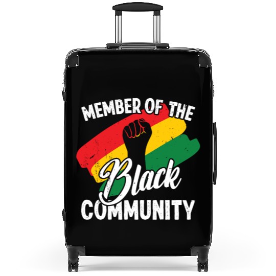 Black history month member of the black community Suitcases