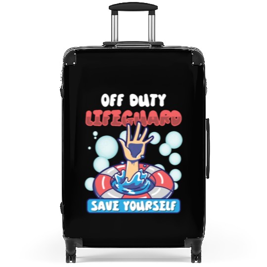 Swimmer Scuba Diving Lifeguard Water Sport Suitcases