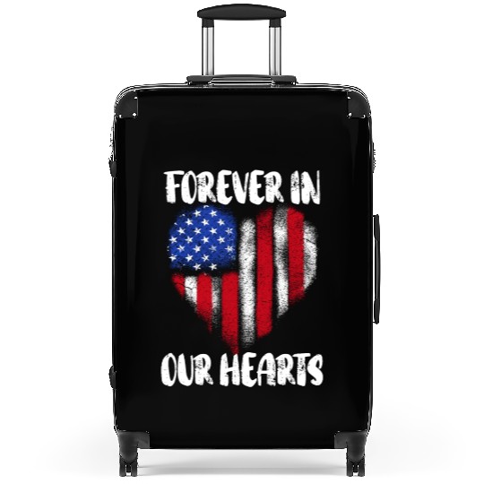 Patriotic Veteran USA Flag American Memorial Day Suitcases