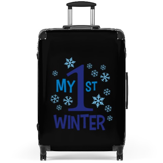My 1st WINTER Snowflakes Suitcases
