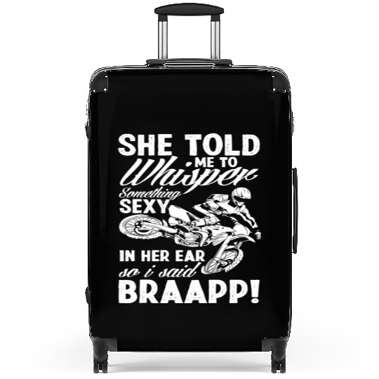 Funny Motocross Gift Suitcases