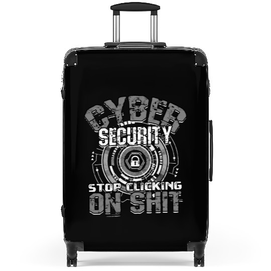 Cyber Security Cyber Hacker Analyst Programmer Suitcases