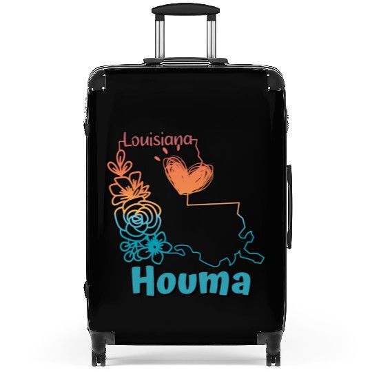 I love my home town Houma Louisiana Suitcases