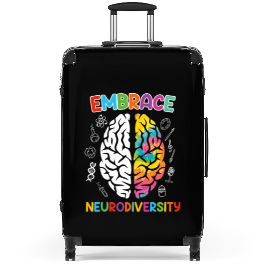 Autism Embrace Neurodiversity Autistics Suitcases