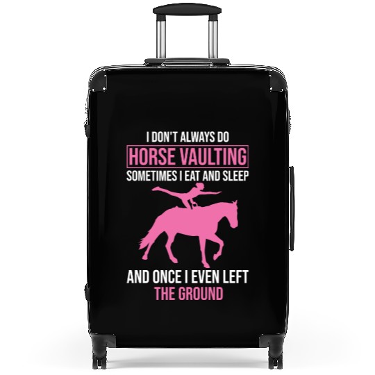 Funny Equestrian Horse Vaulting Suitcases