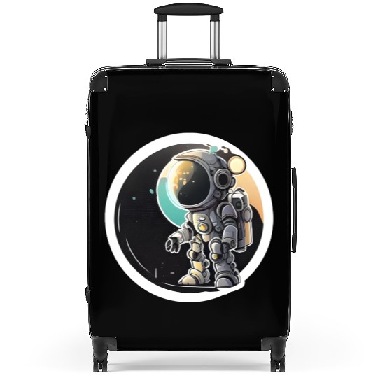 Robot 10 Suitcases