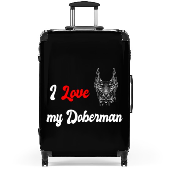 I love my Doberman Suitcases