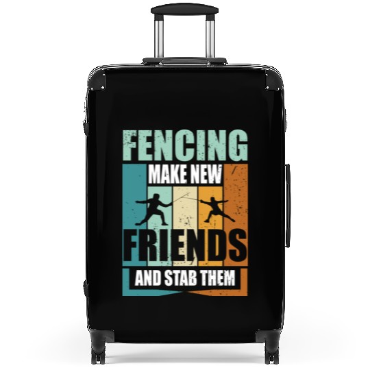 Funny Fencing Make New Friends And Stab Them Suitcases