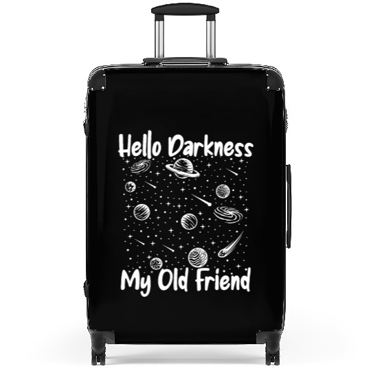 Hello Darkness My Old Friend Astrophysicist Suitcases