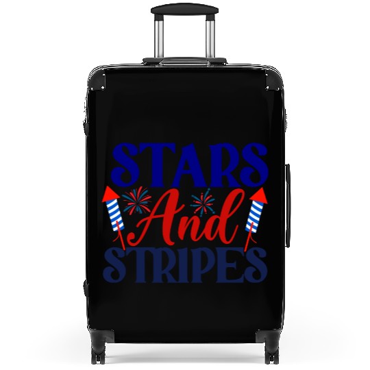Stars And Stripes Suitcases