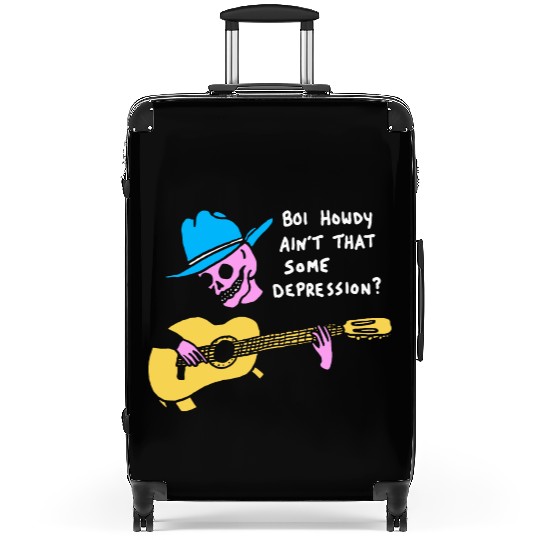 Boi Howdy Ain't That Some Depression? Apparel Suitcases