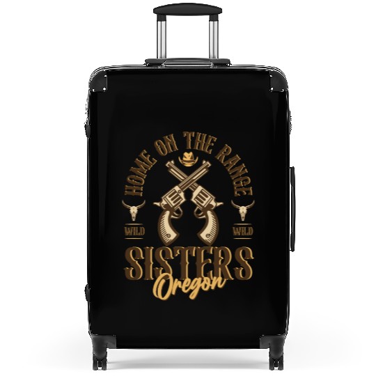 Sisters Oregon wild west town Suitcases