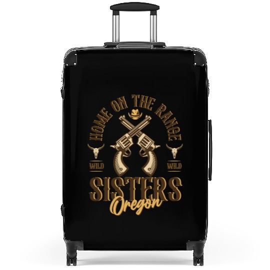 Sisters Oregon wild west town Suitcases