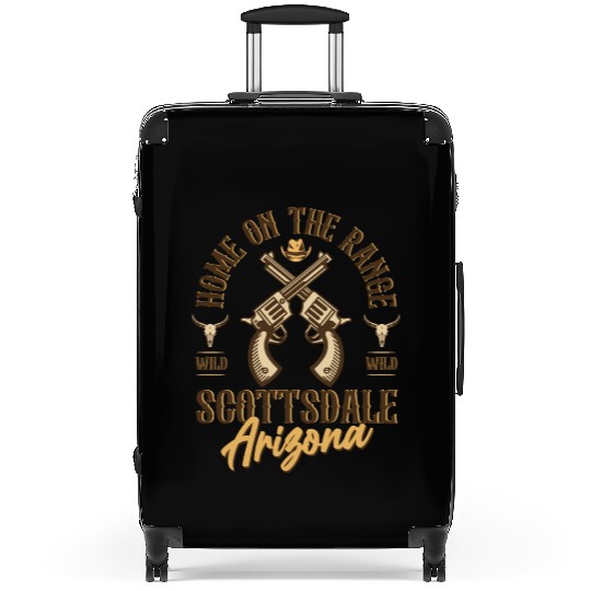 Scottsdale Arizonna wild west town Suitcases