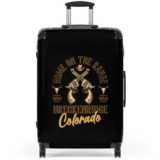 Breckenridge Colorado wild west town Suitcases