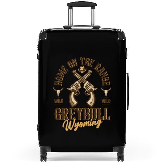 Greybull Wyoming wild west town Suitcases