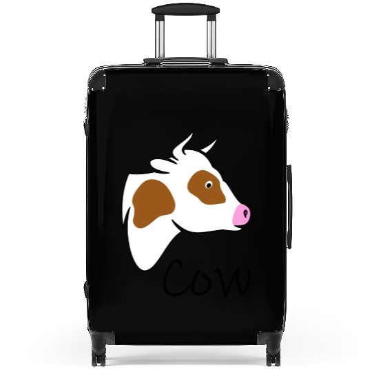 Cow farm animal design Suitcases