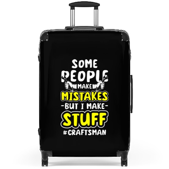 Craftsman Handyman Construction Site Humor Suitcases