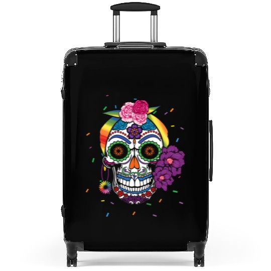 Gay Dia De Los Muertos LGBTQ LGBT Pride Month Suitcases