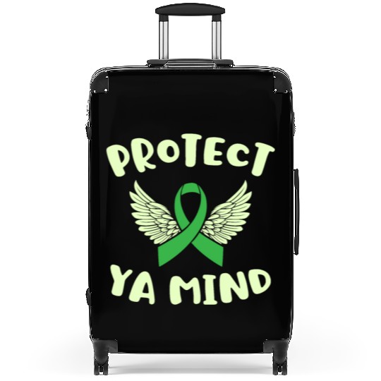 Protect Ya Mind Mental Health Awareness Depression Suitcases