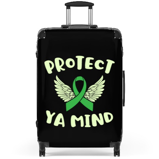 Protect Ya Mind Mental Health Awareness Depression Suitcases