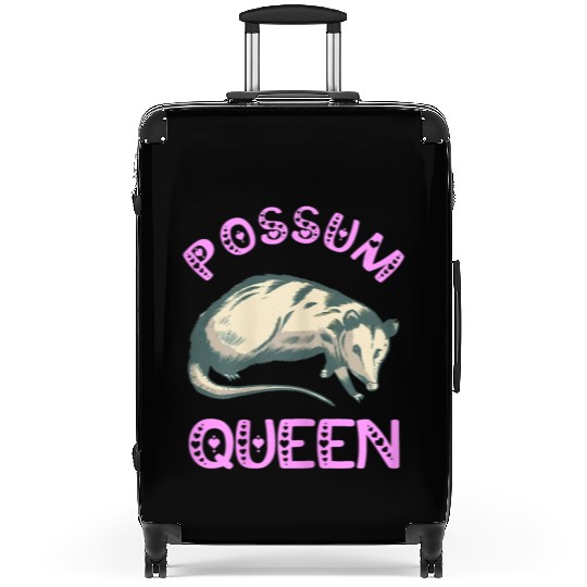 Possum Queen Cute Opossum Lover Funny Suitcases
