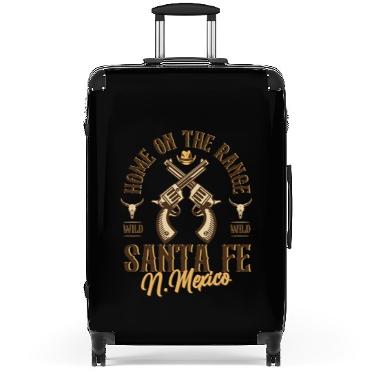 Santa Fe New Mexico wild west town Suitcases