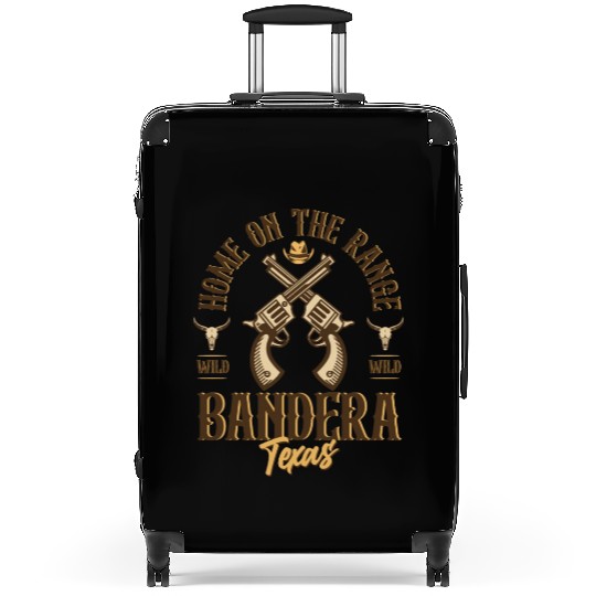 Bandera Texas wild west town Suitcases