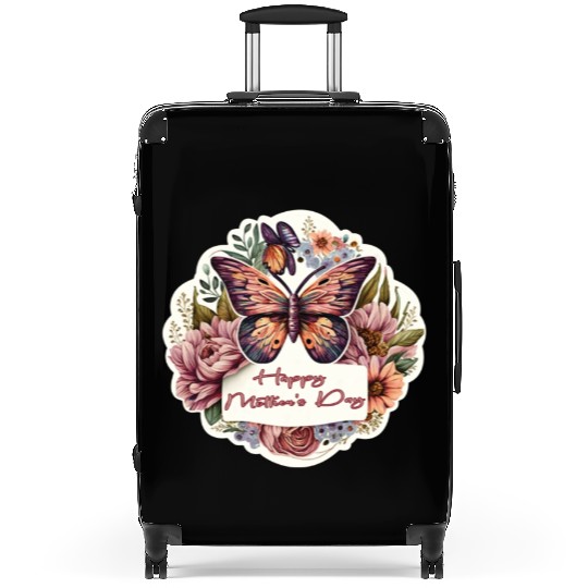butterfly Happy Mother's Day Stickers Suitcases