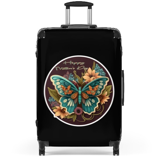 Butterfly and flowers Happy Mother's Day Stickers Suitcases