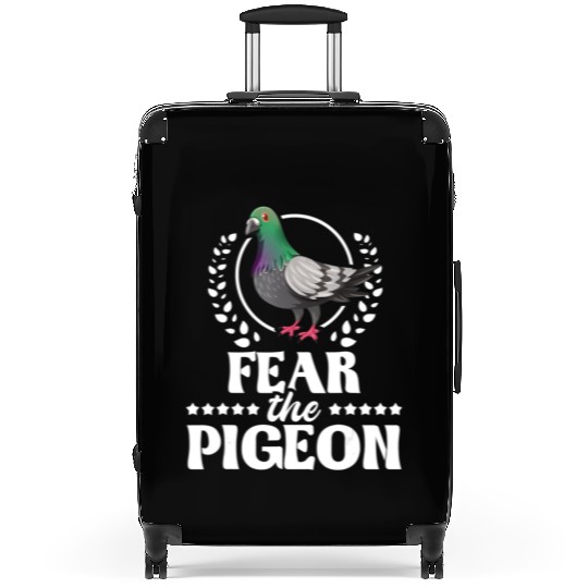 Fear The Pigeon Pigeon Racing Lover Birdwatching Suitcases