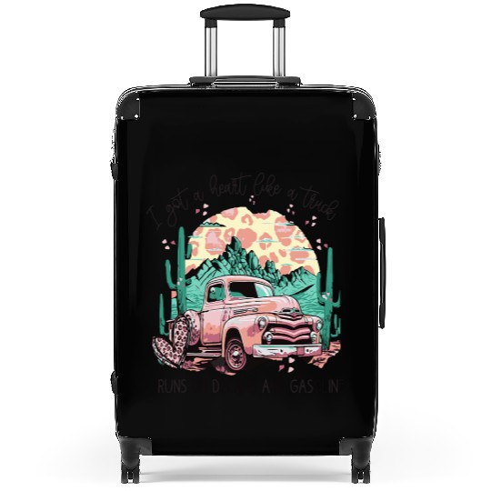 I Got A Heart Like a Truck Suitcases