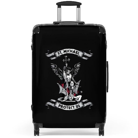 Archangel Saint Michael Protect Us Defend Us Long Suitcases