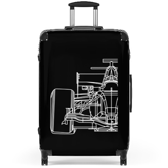 Formula Racecar Schematic Race Car Driver Formula Suitcases