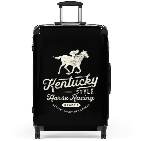 Funny Derby Day Kentucky style horse racing T Shi Suitcases