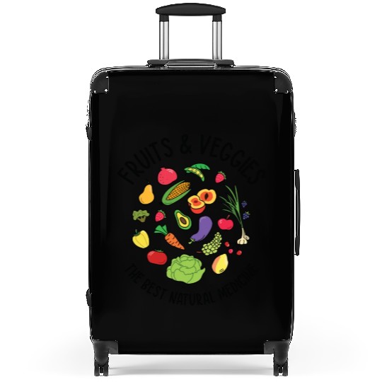 Natural Medicine Vegan Vegetables Fruit Lover Suitcases