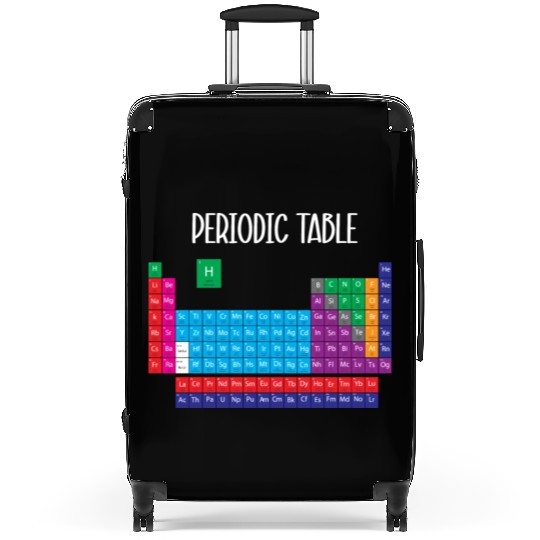 Science Teacher Student Periodic Table OF Elements Suitcases