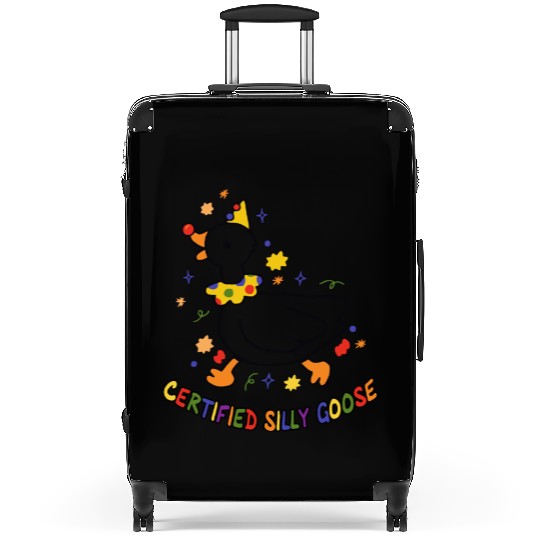 Certified Silly Goose Lover Farmer Suitcases