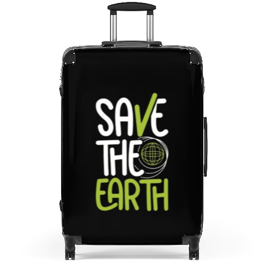 Save The Earth Suitcases