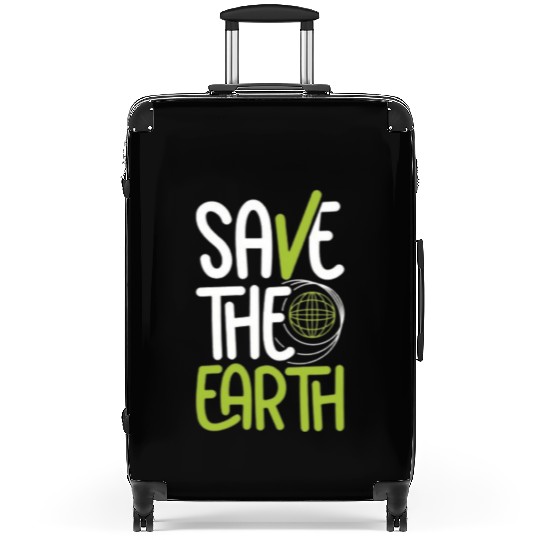 Save The Earth Suitcases