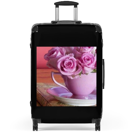 Beautiful Floral print Suitcases