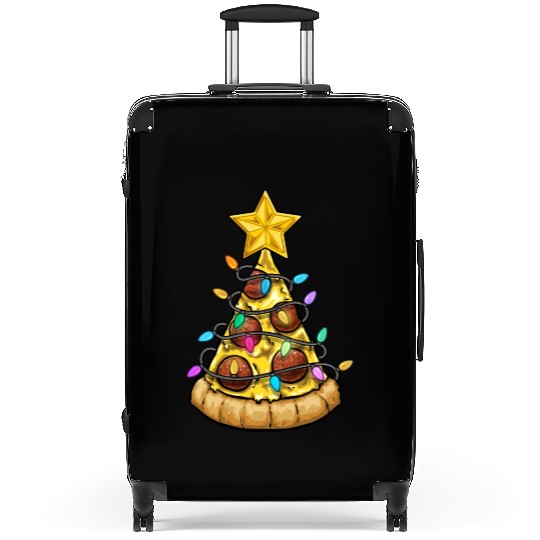 Christmas Pizza Christmas Light Suitcases