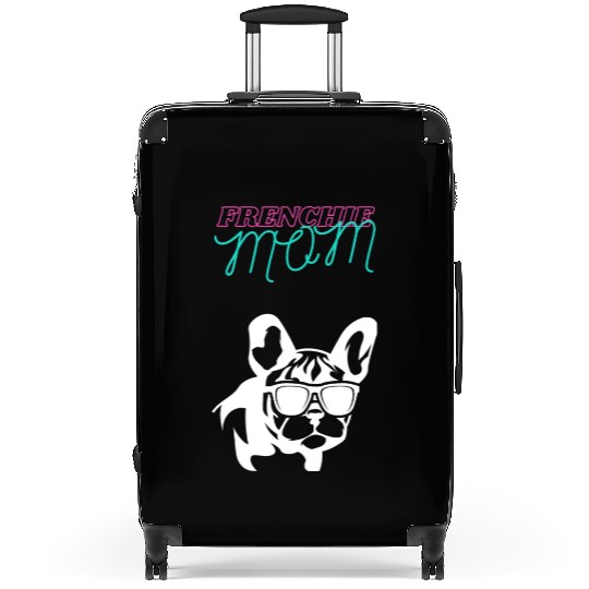 Frenchie Mom Suitcases