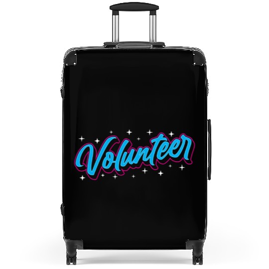 Volunteer Volunteers Volunteering Unpaid Job Suitcases