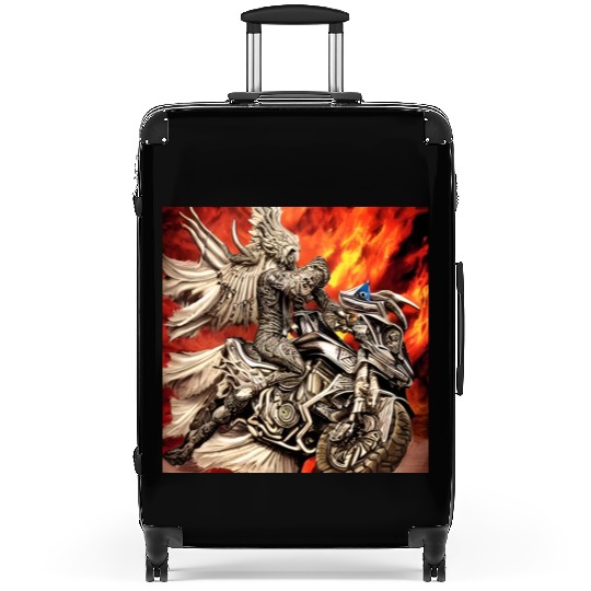 Devil Hellfire Riding Motorcycle Suitcases