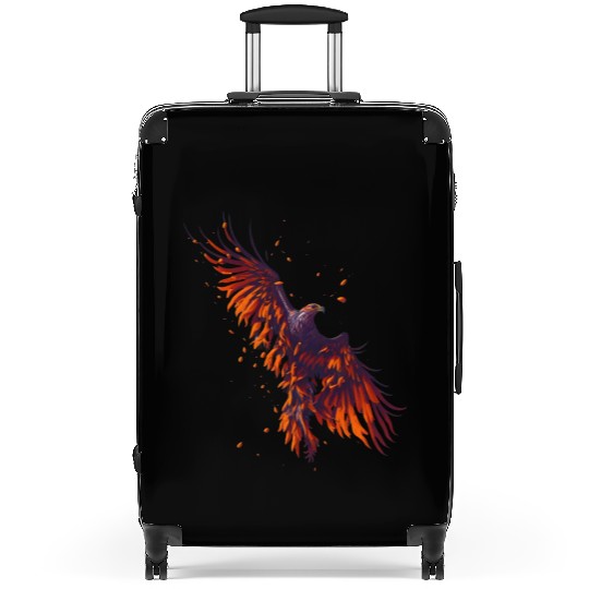 Hawk flying Suitcases