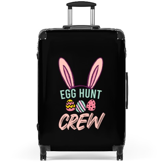 Egg Hunt Crew Funny Easter Day Suitcases